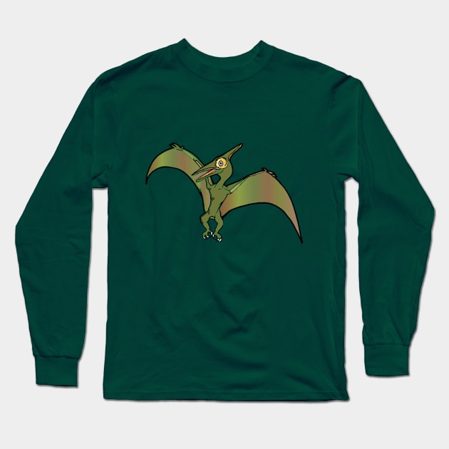 Pterodactyl Long Sleeve T-Shirt by BeebusMarble